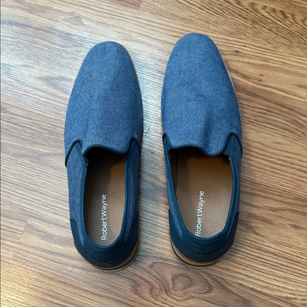 Robert Wayne Denim Blue Men's Loafers